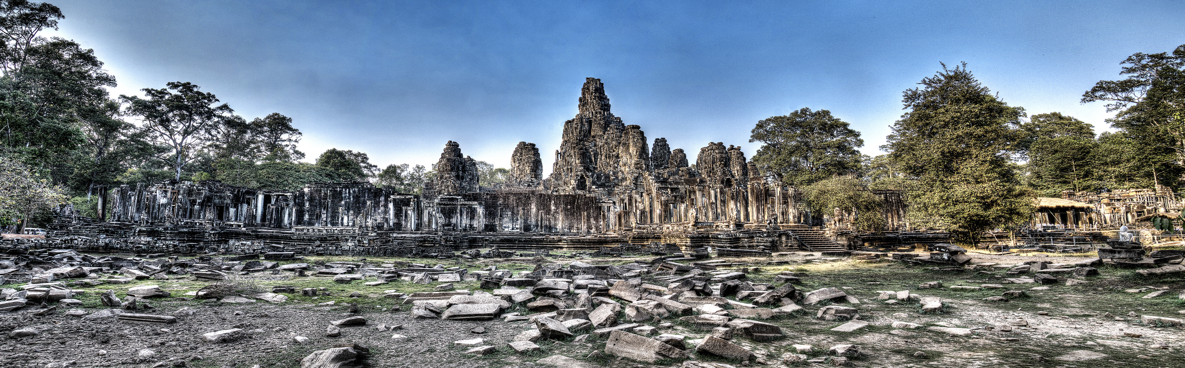 The Khmer Angorian tempel of Bayon; known as the Mona Lisa of South East Asia.